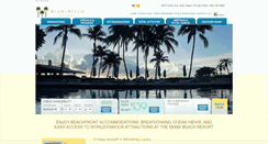 Desktop Screenshot of miamibeachresortandspa.com